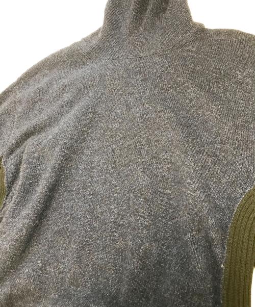 MM6（エムエムシックス）MM6 (エムエムシックス) ルーシュセーター ネイビー サイズ:表記なしの古着・服飾アイテム