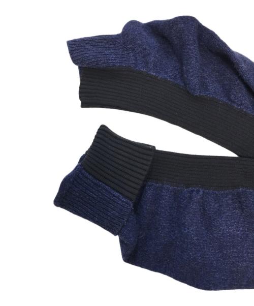 MM6（エムエムシックス）MM6 (エムエムシックス) ルーシュセーター ネイビー サイズ:表記なしの古着・服飾アイテム