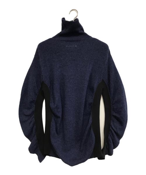 MM6（エムエムシックス）MM6 (エムエムシックス) ルーシュセーター ネイビー サイズ:表記なしの古着・服飾アイテム