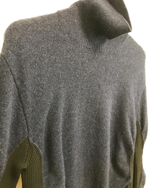 MM6（エムエムシックス）MM6 (エムエムシックス) ルーシュセーター ネイビー サイズ:表記なしの古着・服飾アイテム