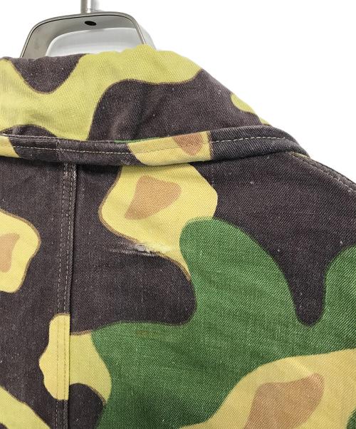 VINTAGE MILITARY（ヴィンテージ ミリタリー）VINTAGE MILITARY (ヴィンテージ ミリタリー) サラマンダーカモ柄ジャケット グリーン サイズ:不明の古着・服飾アイテム