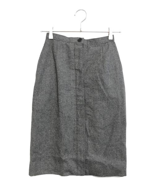 COMME des GARCONS（コムデギャルソン）COMME des GARCONS (コムデギャルソン) 80's ウールスカート グレー サイズ:表記なしの古着・服飾アイテム