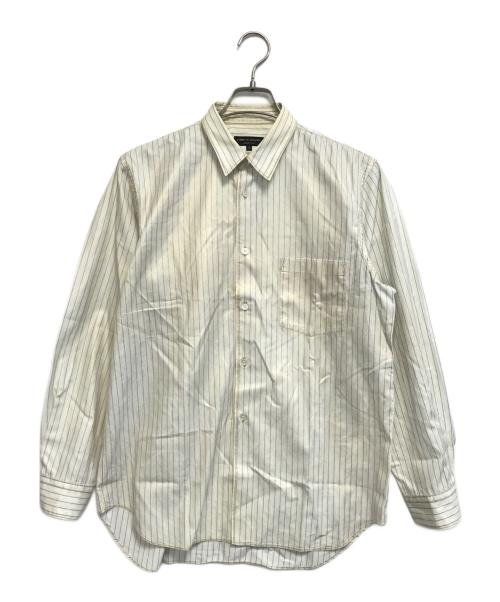 COMME des GARCONS HOMME PLUS（コムデギャルソンオムプリュス）COMME des GARCONS HOMME PLUS (コムデギャルソンオムプリュス) ストライプシャツ ホワイト サイズ:Sの古着・服飾アイテム