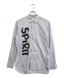 COMME des GARCONS SHIRT（コムデギャルソンシャツ）の古着「ストライプシャツ」｜ブルー