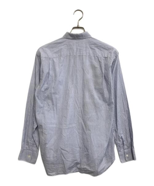 COMME des GARCONS SHIRT（コムデギャルソンシャツ）COMME des GARCONS SHIRT (コムデギャルソンシャツ) ストライプシャツ ブルー サイズ:Sの古着・服飾アイテム