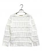 COMME des GARCONSコムデギャルソン）の古着「メッシュニット」｜ホワイト