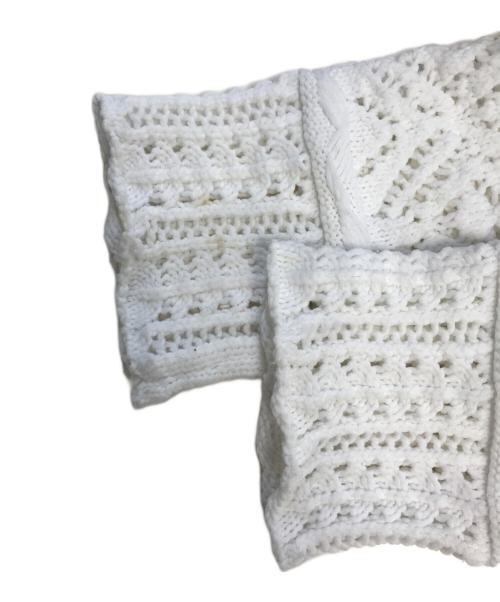 COMME des GARCONS（コムデギャルソン）COMME des GARCONS (コムデギャルソン) メッシュニット ホワイト サイズ:XSの古着・服飾アイテム