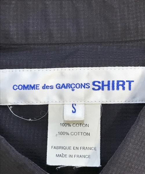 COMME des GARCONS SHIRT（コムデギャルソンシャツ）COMME des GARCONS SHIRT (コムデギャルソンシャツ) ベルトデザインシャツ ブラック サイズ:Sの古着・服飾アイテム