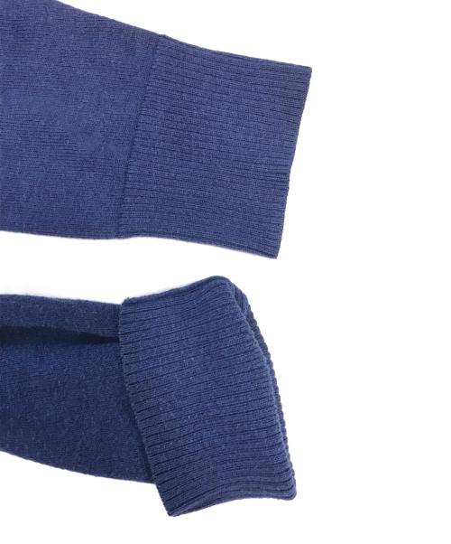 DRIES VAN NOTEN（ドリスヴァンノッテン）DRIES VAN NOTEN (ドリスヴァンノッテン) バイカラーニットカーディガン ネイビー×ブラック サイズ:Sの古着・服飾アイテム