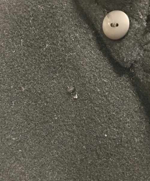 JUNIOR GAULTIER（ジュニアゴルチエ）JUNIOR GAULTIER (ジュニアゴルチエ) フード付ダブルブレストコート ブラック サイズ:40の古着・服飾アイテム