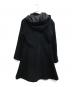 JUNIOR GAULTIER (ジュニアゴルチエ) フード付ダブルブレストコート ブラック サイズ:40：30000円
