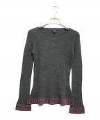 Jean Paul Gaultier FEMMEジャンポールゴルチエ フェム）の古着「リブロゴニット」｜グレー