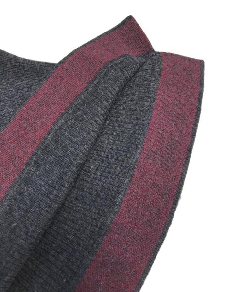 Jean Paul Gaultier FEMME（ジャンポールゴルチエ フェム）Jean Paul GAULTIER FEMME (ジャンポールゴルチエ フェム) リブロゴニット グレー サイズ:40の古着・服飾アイテム