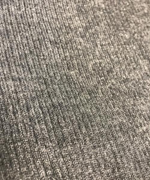 Jean Paul Gaultier FEMME（ジャンポールゴルチエ フェム）Jean Paul GAULTIER FEMME (ジャンポールゴルチエ フェム) リブロゴニット グレー サイズ:40の古着・服飾アイテム