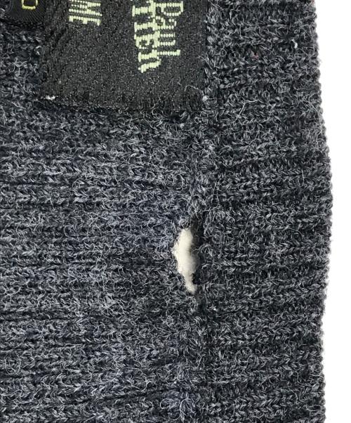 Jean Paul Gaultier FEMME（ジャンポールゴルチエ フェム）Jean Paul GAULTIER FEMME (ジャンポールゴルチエ フェム) リブロゴニット グレー サイズ:40の古着・服飾アイテム