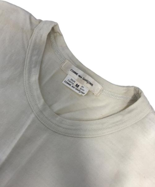 COMME des GARCONS（コムデギャルソン）COMME des GARCONS (コムデギャルソン) 巻きプリントニット ホワイト サイズ:Mの古着・服飾アイテム