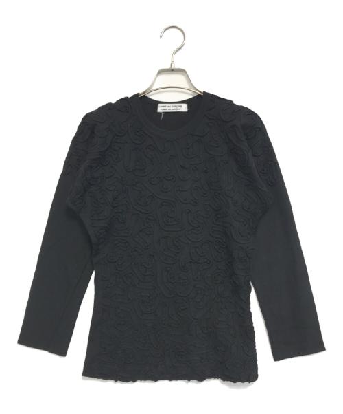 COMME des GARCONS COMME des GARCONS（コムデギャルソン コムデギャルソン）COMME des GARCONS COMME des GARCONS (コムデギャルソン コムデギャルソン) ニット ブラック サイズ:SSの古着・服飾アイテム