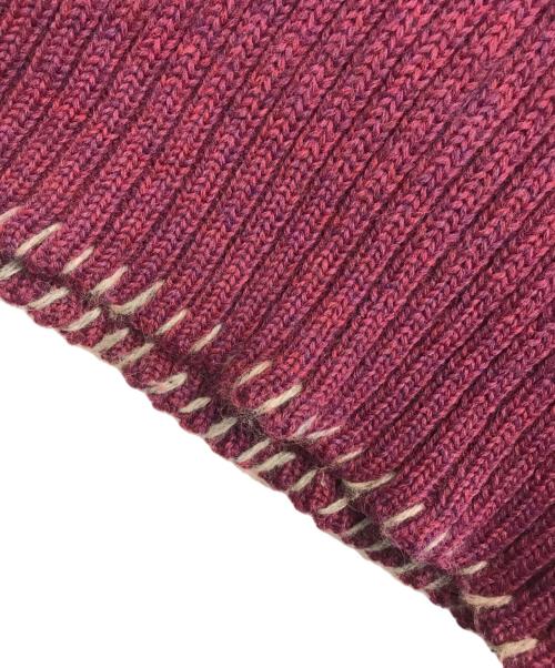 COMME des GARCONS SHIRT（コムデギャルソンシャツ）COMME des GARCONS SHIRT (コムデギャルソンシャツ) Vネックニット パープル サイズ:Mの古着・服飾アイテム