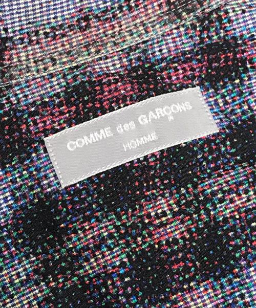 COMME des GARCONS HOMME（コムデギャルソン オム）COMME des GARCONS HOMME (コムデギャルソン オム) 異素材切替S/Sシャツ ブルー サイズ:表記なしの古着・服飾アイテム