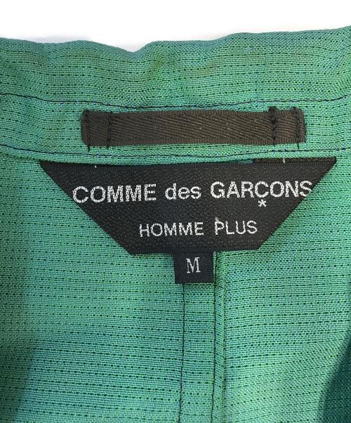 COMME des GARCONS HOMME PLUS（コムデギャルソンオムプリュス）COMME des GARCONS HOMME PLUS (コムデギャルソンオムプリュス) バイカラージャケット ブラウン×グリーン サイズ:Mの古着・服飾アイテム