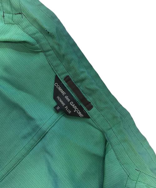 COMME des GARCONS HOMME PLUS（コムデギャルソンオムプリュス）COMME des GARCONS HOMME PLUS (コムデギャルソンオムプリュス) バイカラージャケット ブラウン×グリーン サイズ:Mの古着・服飾アイテム