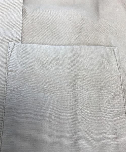 COMME des GARCONS SHIRT（コムデギャルソンシャツ）COMME des GARCONS SHIRT (コムデギャルソンシャツ) 異素材切替S/Sストライプシャツ ベージュ×ブルー サイズ:Mの古着・服飾アイテム