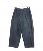 COMME des GARCONS HOMME PLUSコムデギャルソンオムプリュス）の古着「製品染めイージーパンツ」｜ネイビー