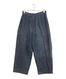 COMME des GARCONS HOMME PLUS（コムデギャルソンオムプリュス）の古着「製品染めイージーパンツ」｜ネイビー
