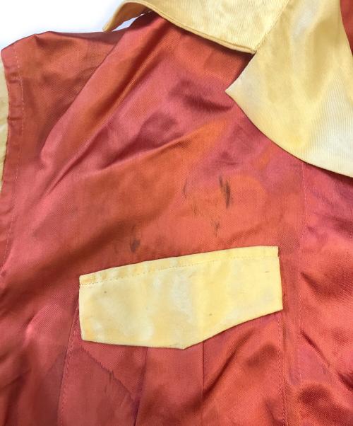 VINTAGE（ヴィンテージ）VINTAGE (ヴィンテージ) スカシャツ オレンジ×イエロー サイズ:表記なしの古着・服飾アイテム