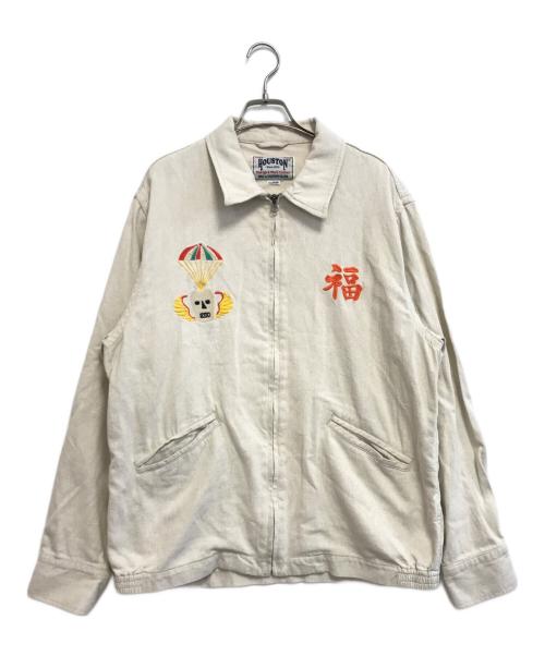 HOUSTON（ヒューストン）HOUSTON (ヒューストン) べトジャン ホワイト サイズ:XLの古着・服飾アイテム