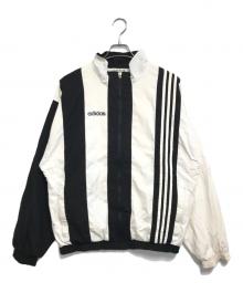 adidas（アディダス）の古着「ナイロンジャケット」｜ブラック×ホワイト