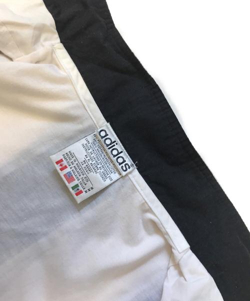 adidas（アディダス）adidas (アディダス) ナイロンジャケット ブラック×ホワイト サイズ:Mの古着・服飾アイテム