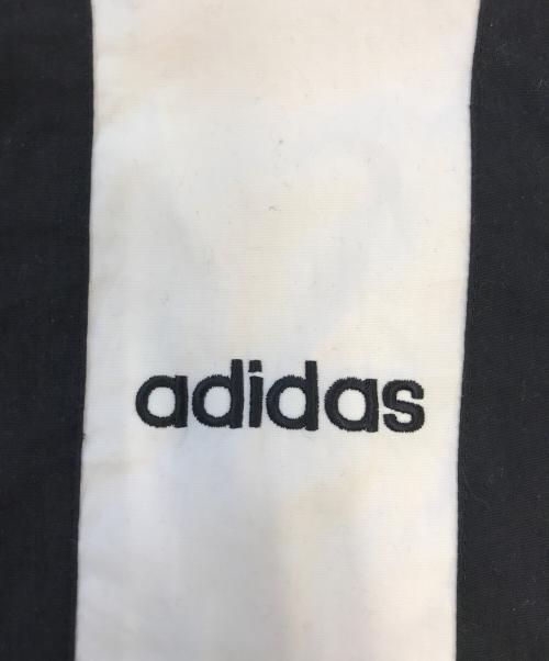 adidas（アディダス）adidas (アディダス) ナイロンジャケット ブラック×ホワイト サイズ:Mの古着・服飾アイテム