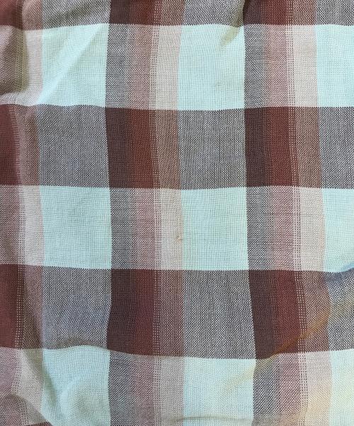 PENNEYS（ペニーズ）PENNEYS (ペニーズ) 開襟レーヨンチェックシャツ グリーン サイズ:Sの古着・服飾アイテム