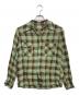 PENNEYS（ペニーズ）の古着「開襟レーヨンチェックシャツ」｜グリーン