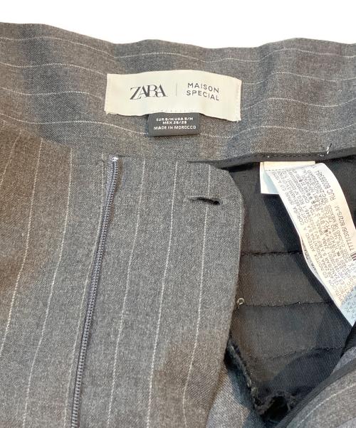 ZARA（ザラ）ZARA (ザラ) MAISON SPECIAL (メゾンスペシャル) スラックス グレー サイズ:Mの古着・服飾アイテム