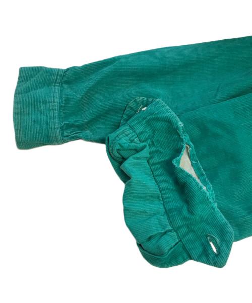 Airman（エアーマン）Airman (エアーマン) コーデュロイシャツ グリーン サイズ:Sの古着・服飾アイテム