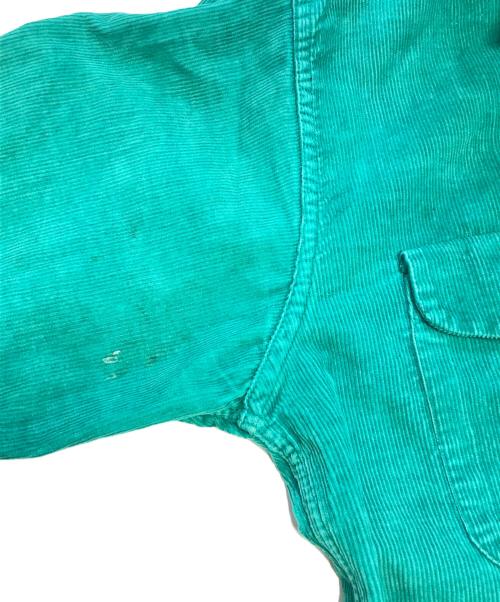 Airman（エアーマン）Airman (エアーマン) コーデュロイシャツ グリーン サイズ:Sの古着・服飾アイテム