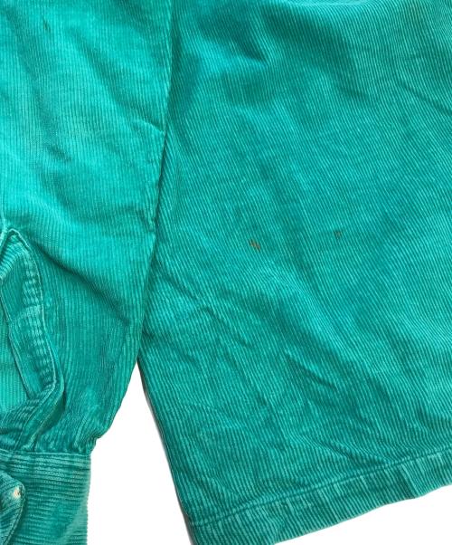 Airman（エアーマン）Airman (エアーマン) コーデュロイシャツ グリーン サイズ:Sの古着・服飾アイテム