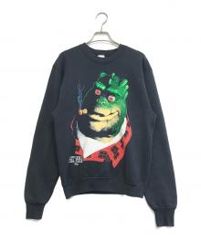 FRUIT OF THE LOOM（フルーツオブザルーム）の古着「プリントスウェット」｜ブラック