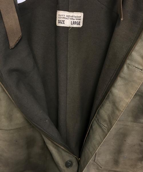 U'S NAVY（アメリカ海軍）U'S NAVY (アメリカ海軍) N-1 デッキパンツ カーキ サイズ:SIZE Lの古着・服飾アイテム