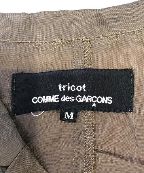 tricot COMME des GARCONS（トリココムデギャルソン）tricot COMME des GARCONS (トリココムデギャルソン) 装飾シャツワンピース オリーブ サイズ:Mの古着・服飾アイテム