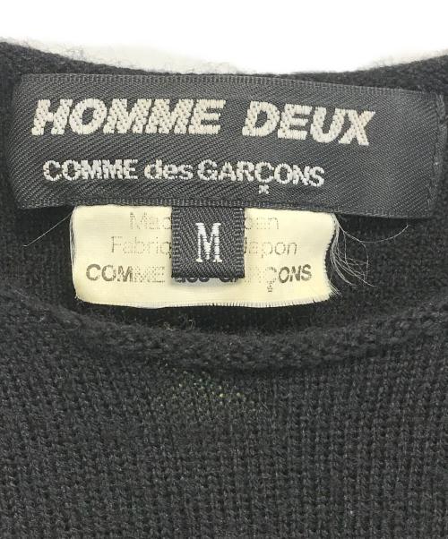 COMME des GARCONS HOMME DEUX（コムデギャルソン オム ドゥ）COMME des GARCONS HOMME DEUX (コムデギャルソン オム ドゥ) ドット柄ニット ブラック サイズ:Ｍの古着・服飾アイテム