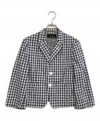 tricot COMME des GARCONSトリココムデギャルソン）の古着「チェックテーラードジャケット」｜ブルー