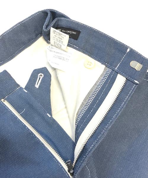 COMME des GARCONS HOMME PLUS（コムデギャルソンオムプリュス）COMME des GARCONS HOMME PLUS (コムデギャルソンオムプリュス) 90's エステルスラックス ブルー サイズ:Sの古着・服飾アイテム