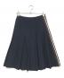 ROBE DE CHAMBRE COMME DES GARCONS (ローブドシャンブル コムデギャルソン) サイドラインプリーツスカート ネイビー サイズ:Ｍ：20000円