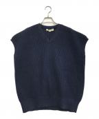 COMME des GARCONSコムデギャルソン）の古着「80's ニットベスト」｜ネイビー