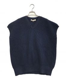 COMME des GARCONS（コムデギャルソン）の古着「80's ニットベスト」｜ネイビー