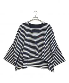 les vacances d'irin（レ ヴァカンス デ イリーナ）の古着「MARINIERE EMBROIDERY」｜ネイビー