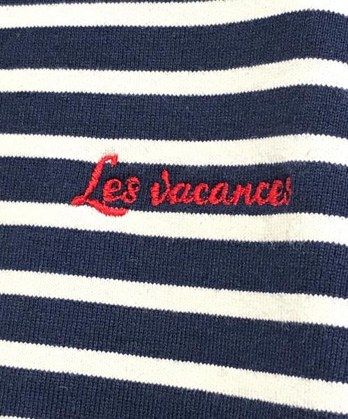 les vacances d'irin（レ ヴァカンス デ イリーナ）les vacances d'irin (レ ヴァカンス デ イリーナ) MARINIERE EMBROIDERY ネイビー サイズ:表記なしの古着・服飾アイテム